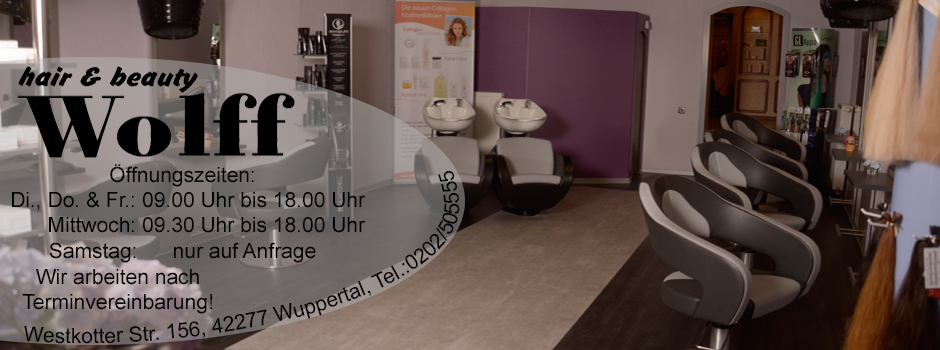 Hair & Beauty Wolff Header